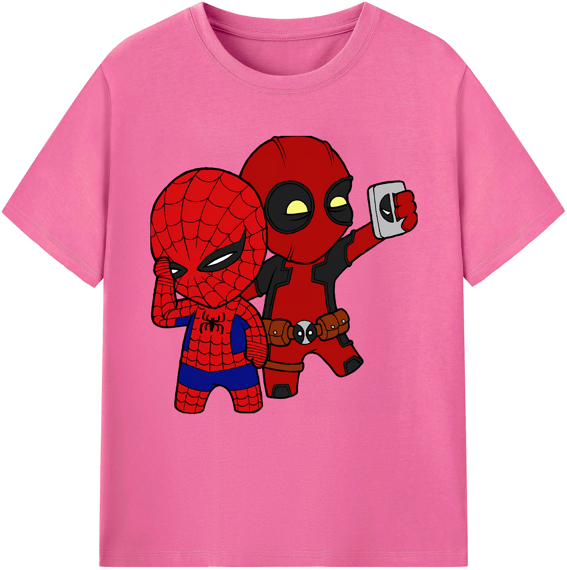 （画像用） Deadpool デッドプール レディースカジュアルプリントTシャツ（綿100％）